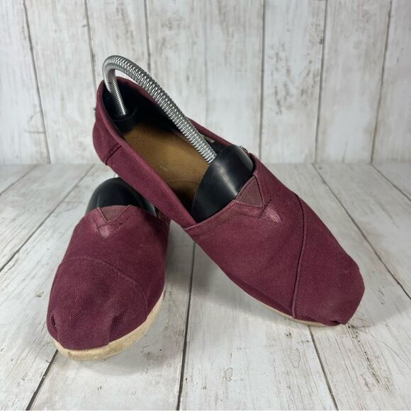Toms maroon Womens 8‎ - Picture 6 of 9